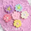 Resina Serie de Flores de Colores Colgante para Bolso DIY Pasador Llavero Funda para Teléfono Móvil Flor para Agujero de Zapato Accesorios de Decoración