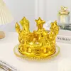 Celebridade da Internet Chapéu de Aniversário Inflável de Princesa Faixa de Cabeça de Aniversário para Adultos Adereços de Atmosfera de Aniversário Adereços para Fotos