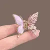 Pinza de metal para el pelo de mariposa para mujer, nueva pinza de garra de tamaño pequeño para niñas, pinza para el flequillo lateral, pasador pequeño elegante