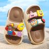 Zapatos para niños de Bob Esponja Zapatillas para niños Zapatos de baño para niños y niñas Hogar 2025 Verano Nuevas zapatillas de dibujos animados