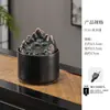 Adorno de Agua Fluyente de Riqueza de Ocho Direcciones, Agua Circulante, Cerámica, Decoración del Hogar, Adorno Feng Shui, Regalo para Inaugurar una Casa Nueva