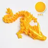 Atacado Transfronteiriço Brinquedos de Ovo de Dragão e Conjunto de Dragão Impressos em 3D, Figuras de Dragão com Pedras Preciosas, Presentes, Brinquedos Criativos Decorativos Tendência