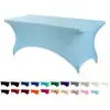 Capa de Mesa Elástica Festa ao Ar Livre Casamento Retangular Elastano Elástico Toalha de Mesa Capa de Mesa de Cocktail Toalha de Mesa