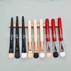 Pincel de Maquiagem Danielle, Pincel de Base em Formato de Língua, Pincel Plano sem Absorção de Pó para Aplicar Base Líquida, Pincel para Máscara