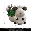 Adornos Lindos de Caricatura de los Doce Signos del Zodiaco, Decoraciones para Patio y Jardín, Macetas Creativas, Decoraciones de Exterior para Balcón