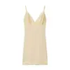 Comercio Exterior Transfronterizo Ropa Nueva de Mujer Verano Sexy Cuello en V Delgado Encaje Sin Mangas Tirantes Vestido