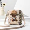 Nova Bolsa Transversal de Ombro Primavera e Verão Moda Versátil Bolsa para Celular Grande Capacidade Pequena Bolsa Quadrada Bolsa Carteiro Mulher