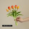 Simulação 5-cabeça sensação de borracha macia Tulip Nordic fresh home sala de estar decoração floral ornamentos simulação Tulip