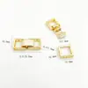 Banho Ouro 18K14K Retenção Forte de Cor Zircônia Microincrustada Fecho Pulseira Colar Conector de Fecho Acessórios de Fecho Final para Joias DIY