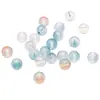 Cuentas redondas de 10 mm bañadas en color proteína, de color sólido, para pulsera de cuentas hecha a mano, accesorios para cadena de teléfono móvil, cuentas sueltas