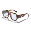 Gafas de Sol Aviador con Montura Cuadrada Retro para Hombres y Mujeres