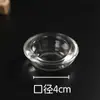 Envases de Vidrio para Velas al por Mayor, Portavelas Transparentes, Platos de Vidrio, Bandejas, Artículos Cilíndricos Creativos de Aromaterapia para Navidad
