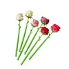 Bolígrafo de Gel Flor de Rosa Simulada Hisocute 0.5mm Bolígrafo de Firma para Examen de Estudiante Regalo del Día de San Valentín Alto Valor Estético
