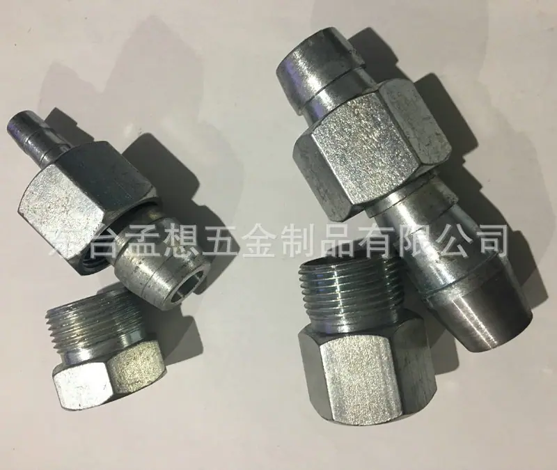 碳钢六角宝塔接头 水嘴皮管接头 水管接头 外牙水管接头