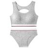 Conjunto de Roupa Íntima Fitness Diária Transfronteiriça Gola Redonda Com Bojo Removível Costas Vazadas Colete Esportivo Roupa Íntima para Mulheres