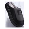 Pantufas de Algodão Masculinas 2024 Novas Inverno Casa Interior Antiderrapante Quentes Sapatos de Algodão Tamanho Extra Grande Forro de Lã Sola Grossa