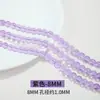 Cuentas Sueltas de Vidrio Transparente de 8-10 mm Material para Pulsera Collar Hecho a Mano DIY Se Venden en Cuentas de Vidrio Enteras Al Por Mayor