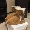 Botas de Neve de Pelúcia Slimming 2026 Inverno Femininas Fivela de Couro Camurça Retrô Moda Botas de Cavaleiro Quentes Aumenta Altura Sola Grossa