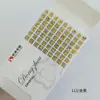 Popular Arte de Unha para Ano Novo Strass Pontiagudos Dourados Acessórios DIY Decorações de Unha Coloridas em Formato Oval