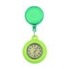 Reloj de Enfermera Retráctil Luminoso Reloj de Examen para Estudiante Femenino Reloj Colgante Reloj de Bolsillo para Doctor Hebilla de Fácil Extracción Silicona Color Carátula Reloj de Pecho Venta al Mayoreo