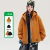 Chaqueta 3 en 1 a prueba de viento e impermeable para niñas, nuevo estilo 2026, para niños mayores, adecuada para actividades al aire libre, con capucha, y diseñada para ropa de trabajo y montañismo