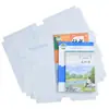 Papel adesivo transparente fosco para capa de livro, filme para embrulhar livros, para alunos do ensino fundamental, capa de livro espessa, capa protetora, à prova d'água, sem necessidade de cortar