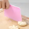 Raspador Plástico Trapezoidal Lavável à Prova de Mofo Ferramenta Plástica Artefato para Modelar e Cortar Massa Cortador de Massa Atacado