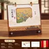 Calendario de escritorio temático del Año Nuevo Chino 2027 con marcapáginas, perfecto para uso en la oficina y personalizable como regalo corporativo