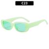 Gafas de Sol Cuadradas de Montura Pequeña de Moda Nueva Europea y Americana, Gafas de Sol Personalizadas de Estilo Callejero Trendy, Gafas de Sol para Mujer Transfronterizas