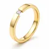 Anillo de Acero de Titanio con Circonita de Lujo Ligero de Moda Cruzado Bestseller Anillo para Mujer Diseño de Nicho Europeo y Americano Anillo para Pareja Incrustado con Diamantes Venta al por Mayor