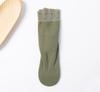 Calcetines para Mujer Calcetines de Longitud Media Calcetines Cortos Autocalentables de Terciopelo Antideslizantes y que no se Caen con Borde de Encaje Caña Larga Mantienen el Calor Calcetines Invisible de Caña Baja