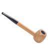 Pipa Popeye de Madera Maciza Pipa de Tabaco Pequeña Pipa de Boca Juego para Fumar Pipa con Filtro para Hombre Lavable Portátil