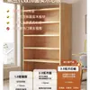 Estantería de Madera Maciza Estante de Almacenamiento de Pie Integrado en la Pared Librería Infantil Armario de Almacenamiento para el Hogar de Estudiantes Armario de Almacenamiento de Múltiples Niveles
