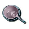 Cuenco de plástico para mezclar harina, ensalada, juego de cuatro piezas, para cocina doméstica, para lavar verduras, para cocinar, para mezclar verduras, utensilios de cocina