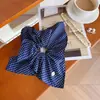 Lenço Quadrado de Tecido Estilo Coreano, Laço de Cabelo Doce Estilo Mori com Renda Vazada, Acessório de Cabelo de Alta Qualidade, Rabo de Cavalo Estilo Francês