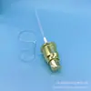 20/410 20 Dientes Transparente como Cubierta Aluminio Anodizado Dorado Cabeza de Bomba de Polvo Boca de Pollo de Tres Puntos Bomba de Loción Polvo Compacto Bomba de Miel