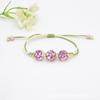 Nuevo pulsera de cuentas de vidrio con encaje de flor real, pulsera de gema del tiempo con flor seca estrellada, regalo para pareja, estudiante, mujer