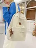 Mochila de Pana para Mujer Simple de Gran Capacidad Bolsa para Estudiante de Secundaria Mochila Retro de Escuela Secundaria Americana Bolsa para Computadora
