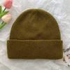 Chapéu Japonês e Coreano Novo de alta qualidade 100% Lã de Ovelha Feminino Outono e Inverno Quente Proteção de Orelhas Chapéu Tricotado Circunferência de Cabeça Grande Rosto Pequeno