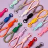 Cuerda de Muñeca Anti-Pérdida Transfronteriza Llavero de Cuerda Tejida a Mano Lanyard de Dos Colores para Teléfono Móvil Lanyard para Funda de Teléfono Móvil Llavero