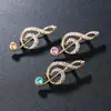 Moda Europea y Americana Broche de Lujo de Alta Gama Corsage Creativo de Nota Pin para Ropa Accesorios para Ropa Símbolos Musicales Femeninos