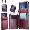 Adecuado para Funda de Teléfono Samsung Zflip7, Teléfono Plegable Zflip 40% de descuento, Tarjetero con Correa Cruzada Zflip8/Zflip5