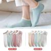 Meias femininas primavera e verão finas de malha de diamante respiráveis curtas de cano baixo meias para botas japonesas sob a maré vertical meias de barco fábrica atacado