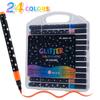 Nuevo Marcador de Brillo de Dos Colores Doble Punta Marcador de Brillo Perlado Set de Resaltadores para Pintar Cuentas de Mano de Estudiante
