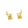 Esperando el estilo ins chino colgante de caramelo de diamante accesorios de joyería diy de oro vietnamita colgante de planeta rosa feliz