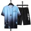 Fabricante Original Verano Deportes Baloncesto Ropa Deportiva para Hombre Marca de Moda High Street Delgado Holgado Casual Traje Deportivo de Moda para Hombre