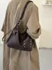 Bolsa de Hombro Transfronteriza Diseño de Nicho Personalidad Bolso de Axila Primavera Verano Nuevo Estilo Textura de Alta Gama para Viajes Diarios Bolso de Hombro Único para Mujer