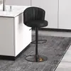 Bancos altos de bar modernos y minimalistas, altura ajustable, giratorios, de patas altas, adecuados para uso doméstico, mostradores de caja, uso comercial, con respaldos acolchados