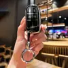 Estojo para Chave Jeep para Compass, Cherokee, Renegade, Grand Cherokee, Grand Commander, Capa de Chave para Carro de Luxo