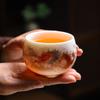 Regalo año del dragón taza maestra de porcelana de jade graso de oveja taza individual taza Jianzhan Longfeng Chengxiang Festival Reunión Anual regalo impresión de logotipo